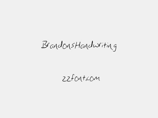 BrandonsHandwriting