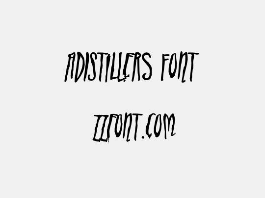 ADIstiLleRS Font