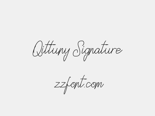 Qittuny Signature