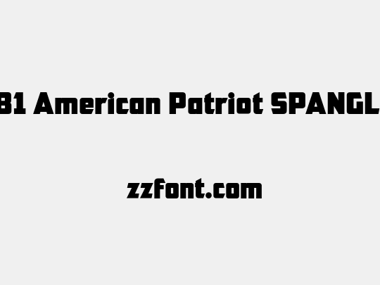 CFB1 American Patriot SPANGLE 2