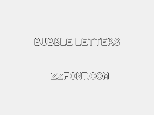Bubble Letters