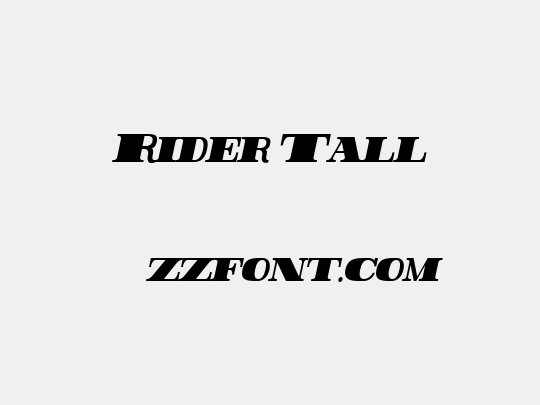 Rider Tall