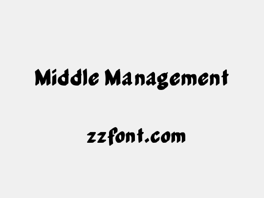 Middle Management