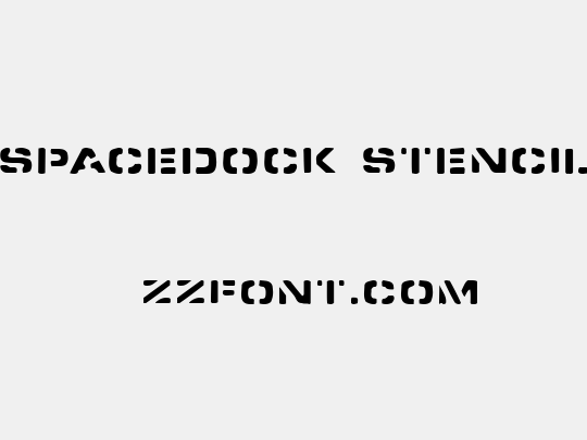 Spacedock Stencil
