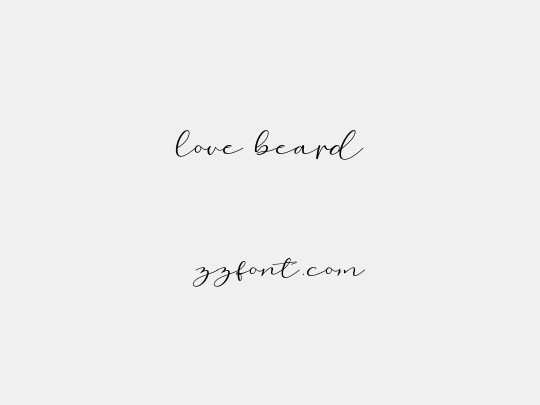 love beard