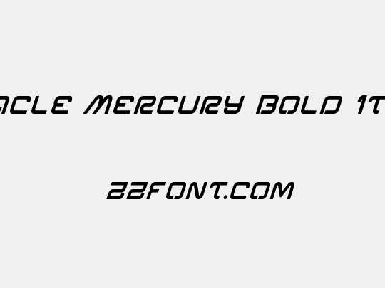 Miracle Mercury Bold Italic
