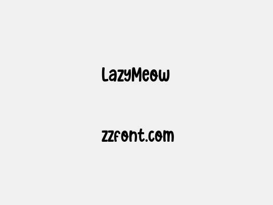 LazyMeow