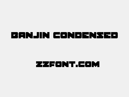 Banjin Condensed