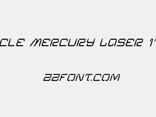 Miracle Mercury Laser Italic