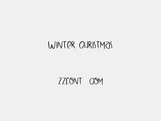 Winter Christmas