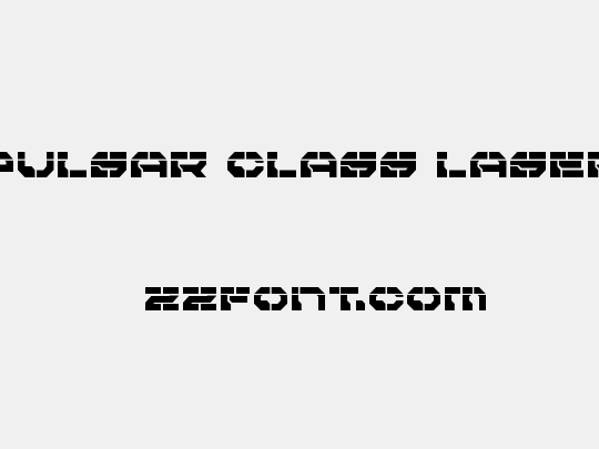 Pulsar Class Laser