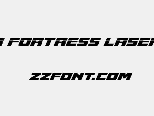 Cruiser Fortress Laser Italic