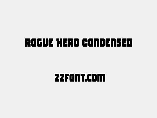 Rogue Hero Condensed