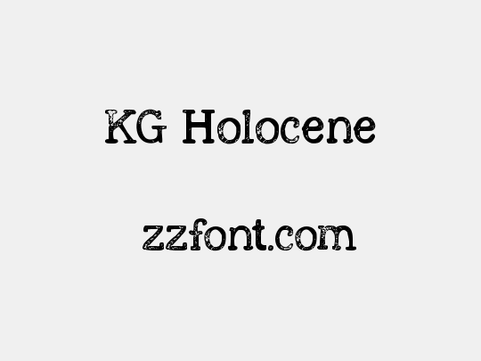 KG Holocene