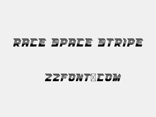 RACE SPACE STRIPE