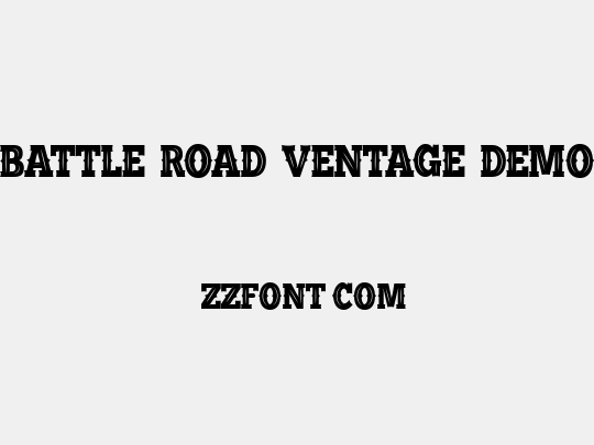 BATTLE ROAD VENTAGE DEMO