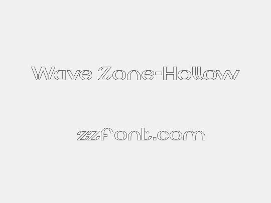 Wave Zone-Hollow