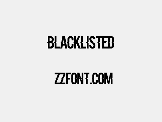 Blacklisted