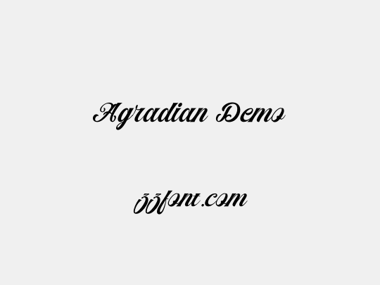 Agradian Demo