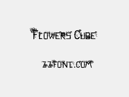 Flowers Cube