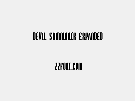 Devil Summoner Expanded