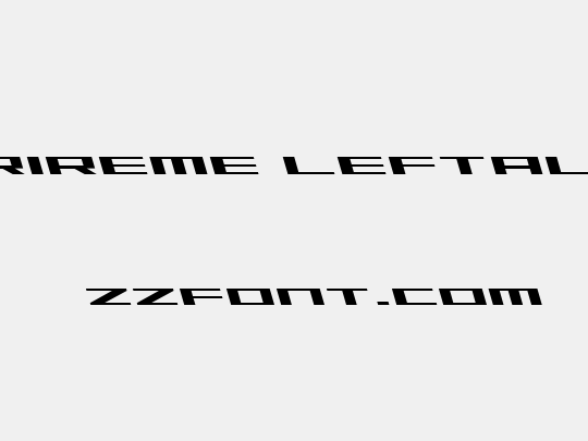 Trireme Leftalic