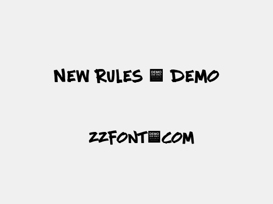 New Rules - Demo