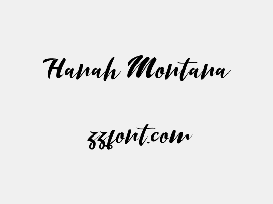 Hanah Montana
