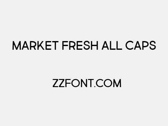 Market Fresh All Caps
