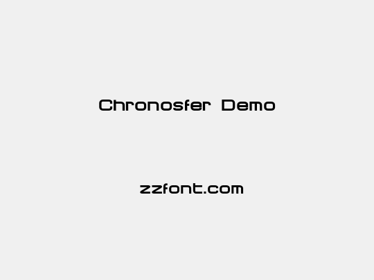 Chronosfer Demo