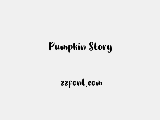 Pumpkin Story