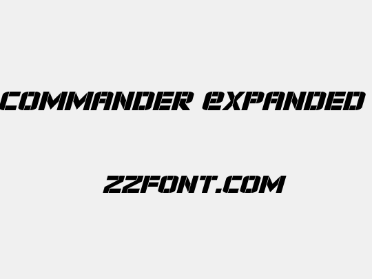 Force Commander Expanded Italic