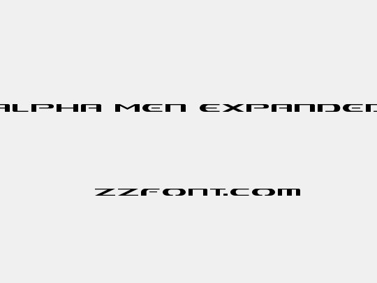 Alpha Men Expanded