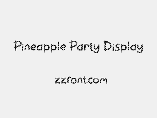 Pineapple Party Display