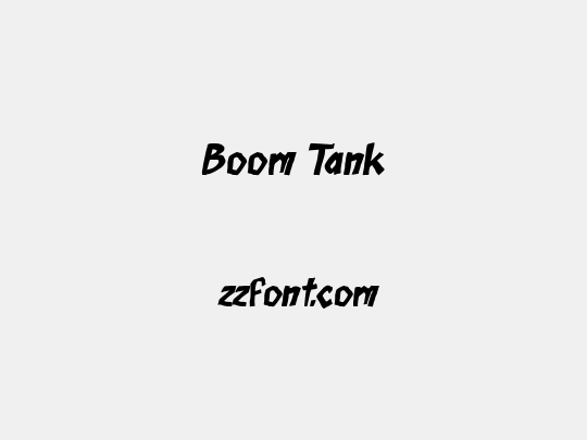 Boom Tank