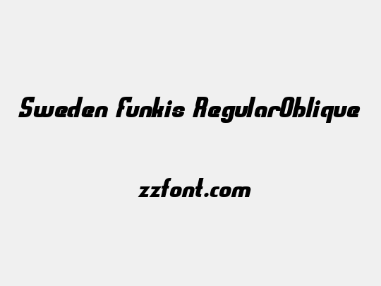 Sweden Funkis RegularOblique