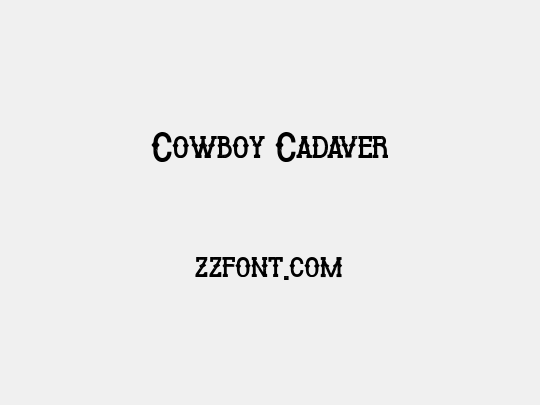 Cowboy Cadaver