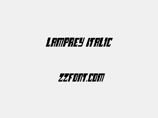 Lamprey Italic