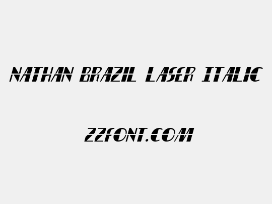 Nathan Brazil Laser Italic