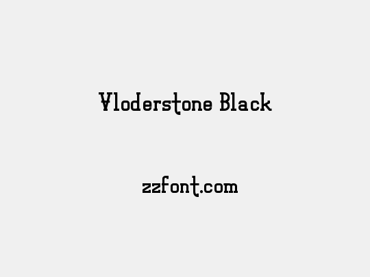 Vloderstone Black