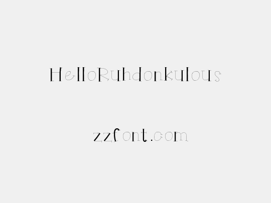 HelloRuhdonkulous