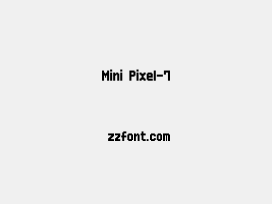 Mini Pixel-7