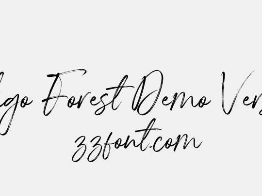 Indigo Forest Demo Version