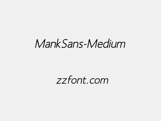 MankSans-Medium