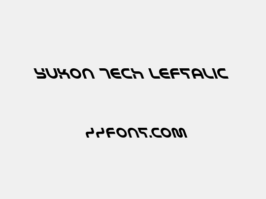 Yukon Tech Leftalic
