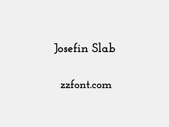 Josefin Slab