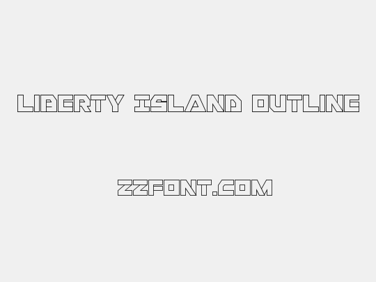 Liberty Island Outline