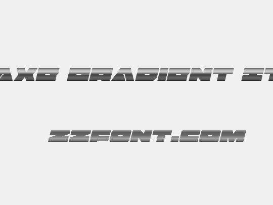 Bad Axe Gradient Italic