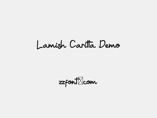 Lamish Caritta Demo