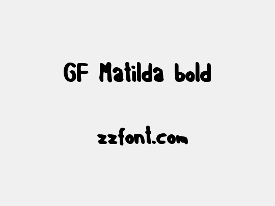 GF Matilda bold